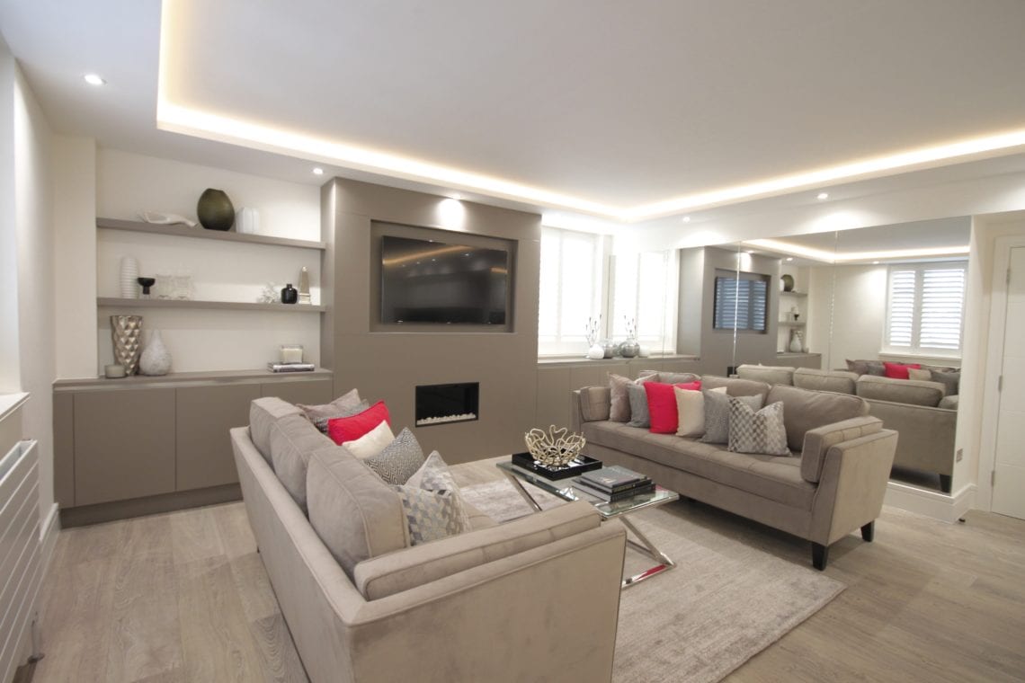 City lux sitting room interior